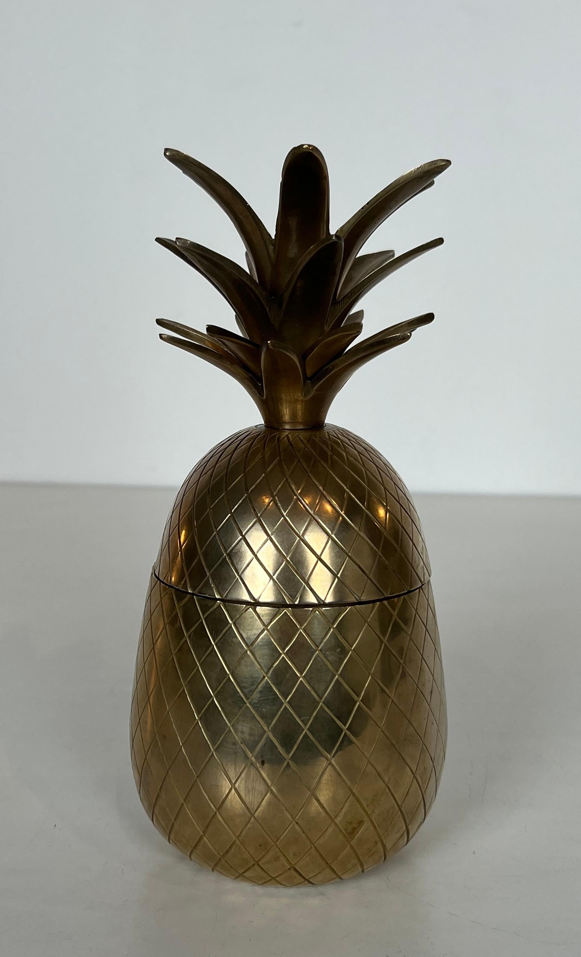 Eiskübel für Ananas aus Messing und Stahl im Angebot 7