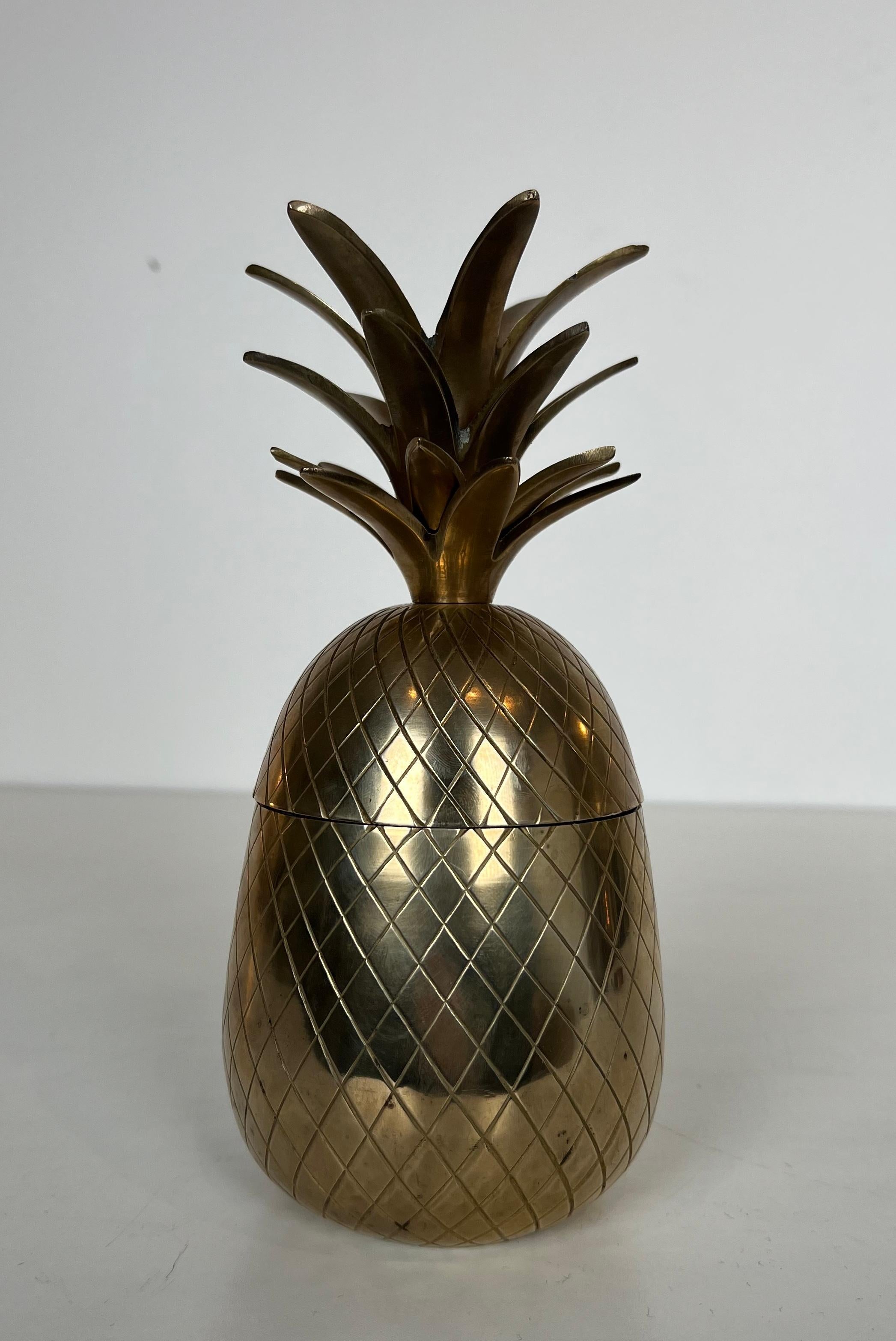 Eiskübel für Ananas aus Messing und Stahl im Angebot 8