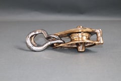 Brass and Steel Yacht Pulley