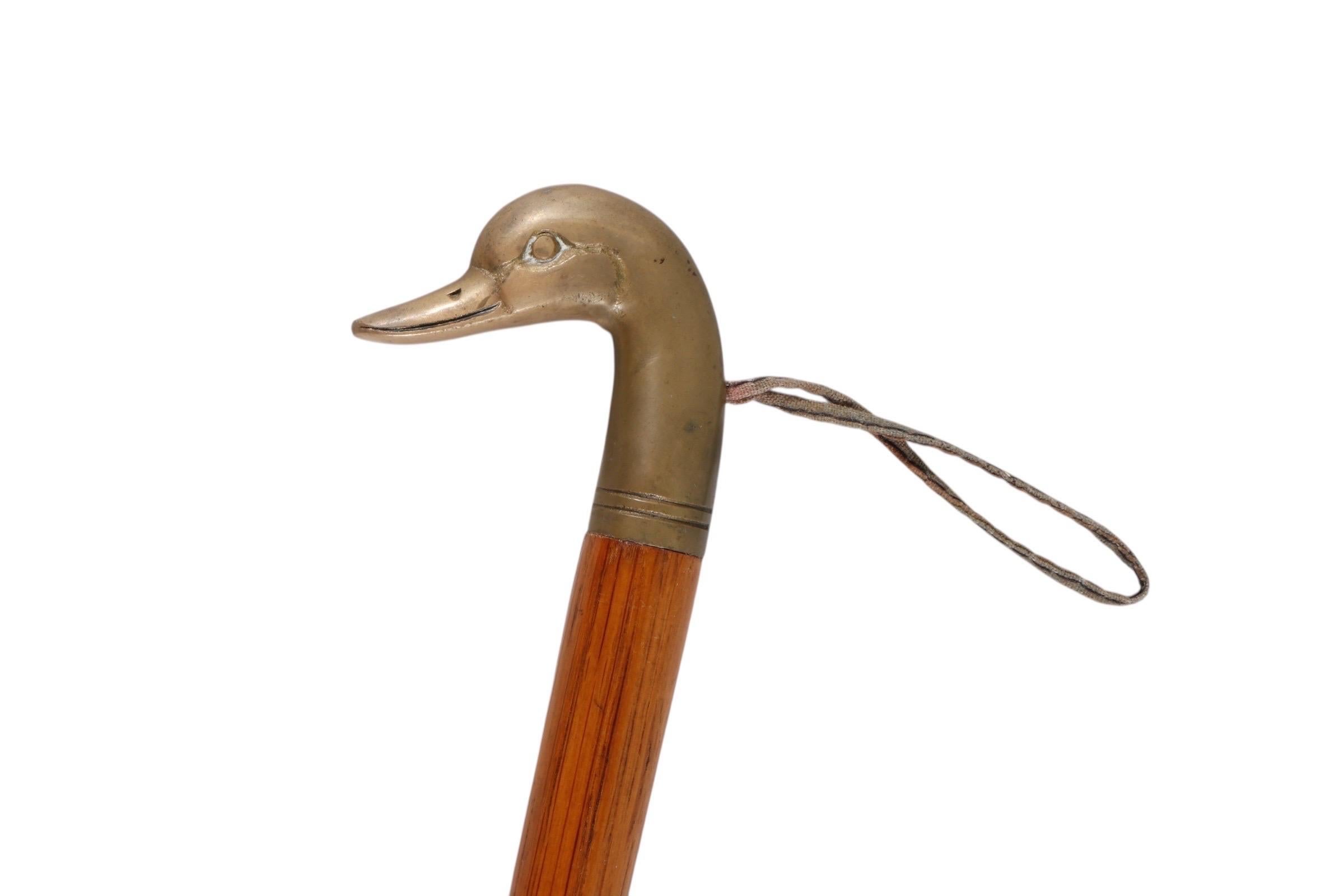Schuhlöffel aus Messing und Wood Duck (Böhmisch) im Angebot