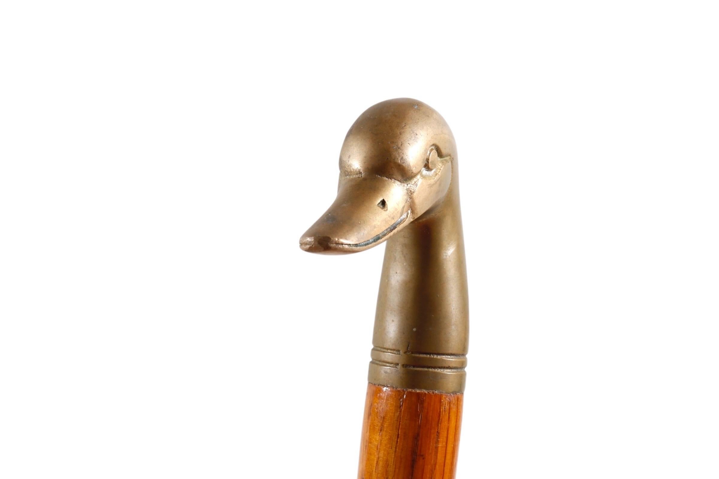 Schuhlöffel aus Messing und Wood Duck im Zustand „Gut“ im Angebot in Bradenton, FL