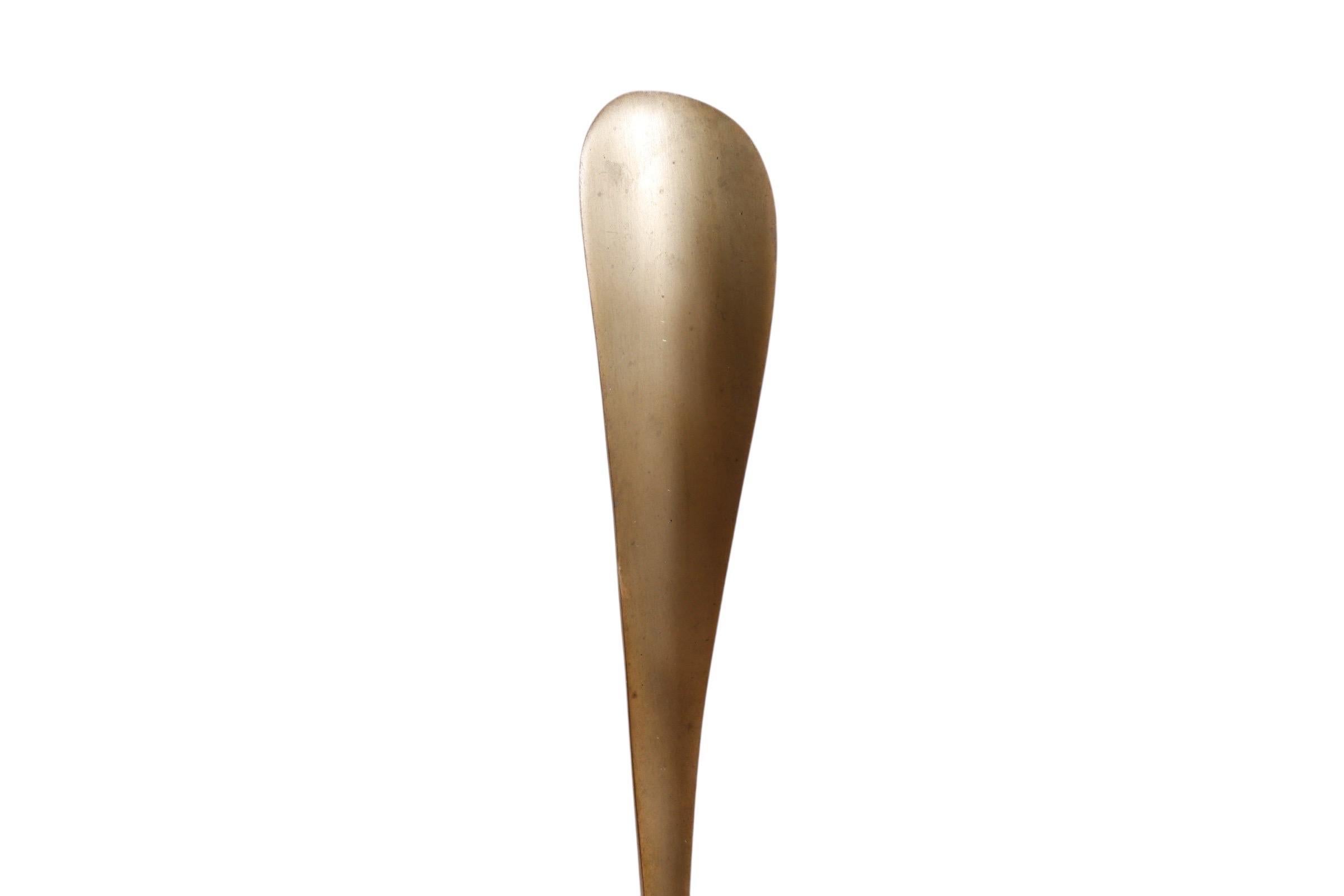 Schuhlöffel aus Messing und Wood Duck im Angebot 1
