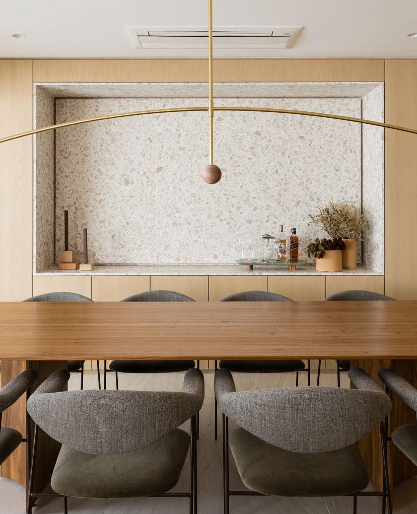 Flutua Luminária in ottone e legno di Andre Ferri Atelier in vendita 2