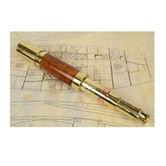 Brass and Wood Telescope, Mid-19th Century