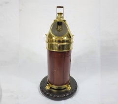 Brass and Wood Yacht Binnacle Compass
