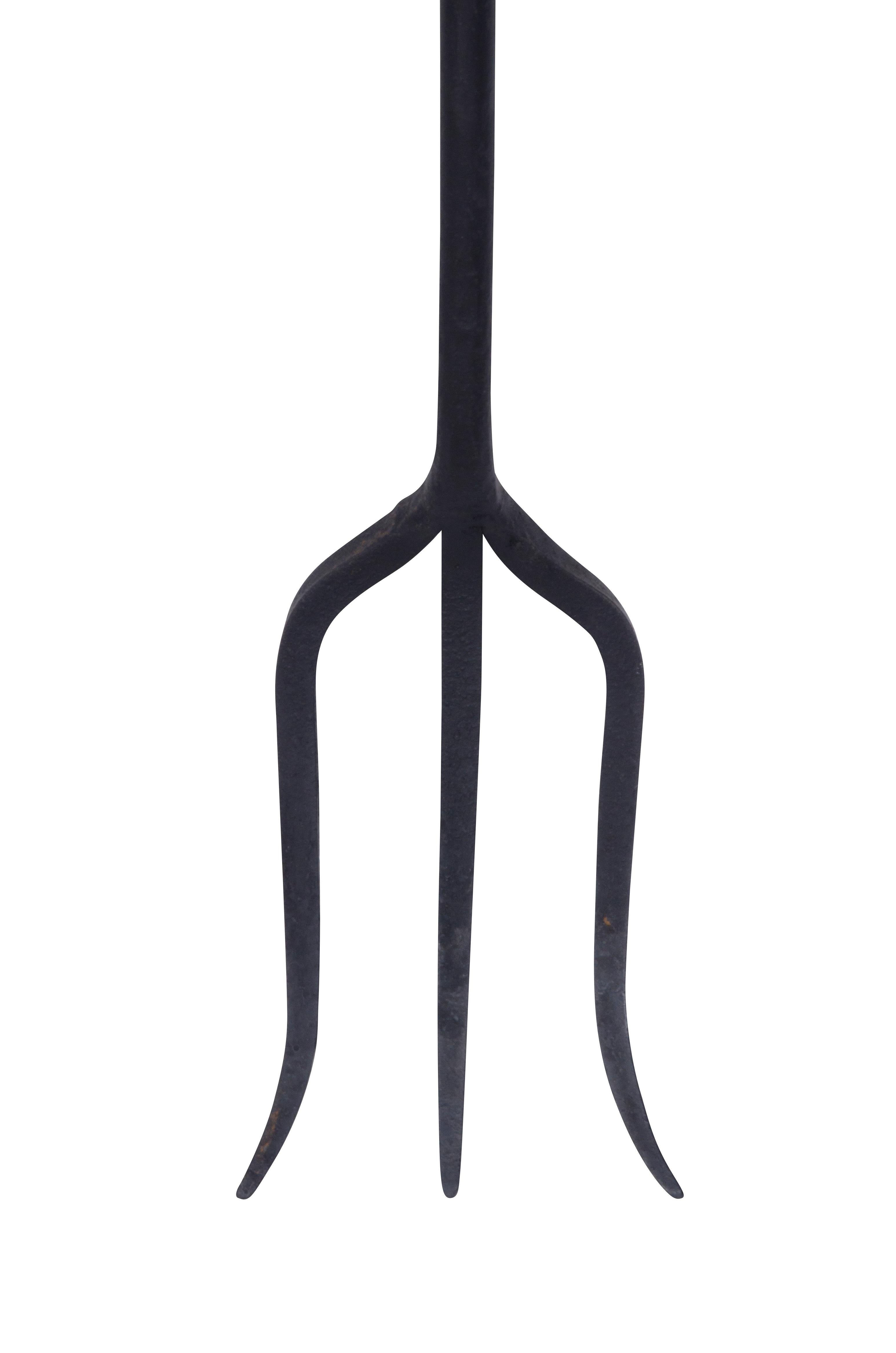 American Brass and Wrought Iron Fireplace Fork