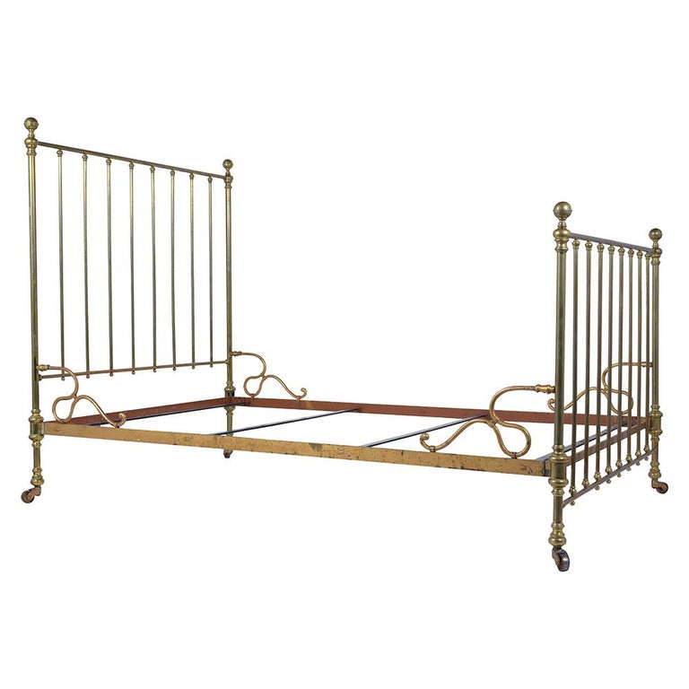 Brass Antique Bed Frame at 1stDibs antique brass bed frames, vintage brass bed frame, brass