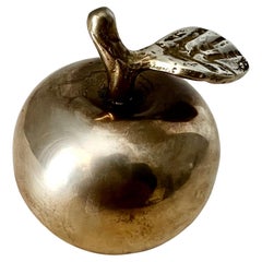 Vintage Brass Apple Bell