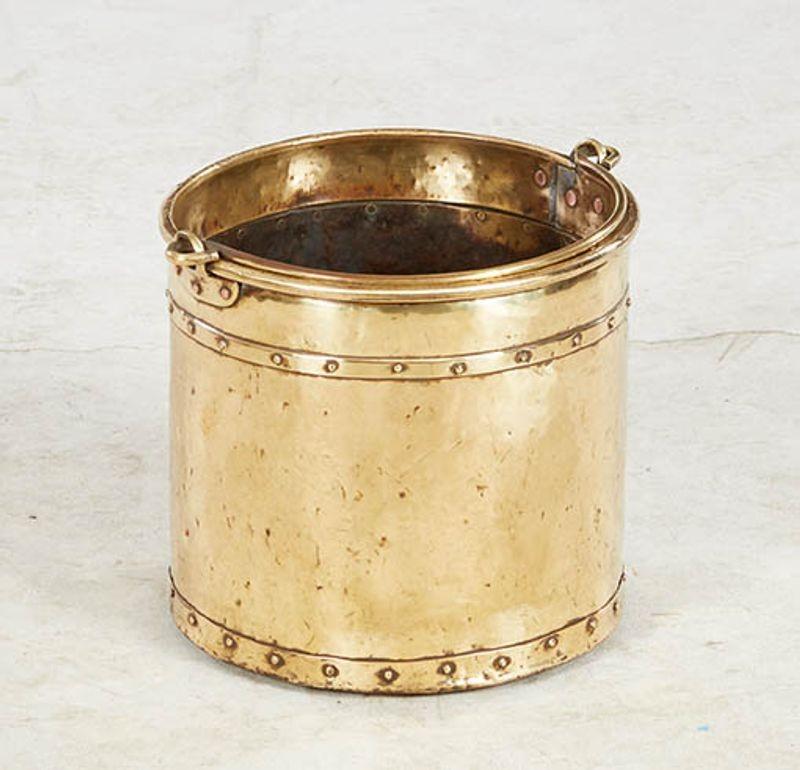 19th Century Brass Apple Kettle