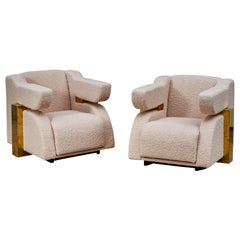 Sessel aus Messing von Studio Glustin zu Kostpreis