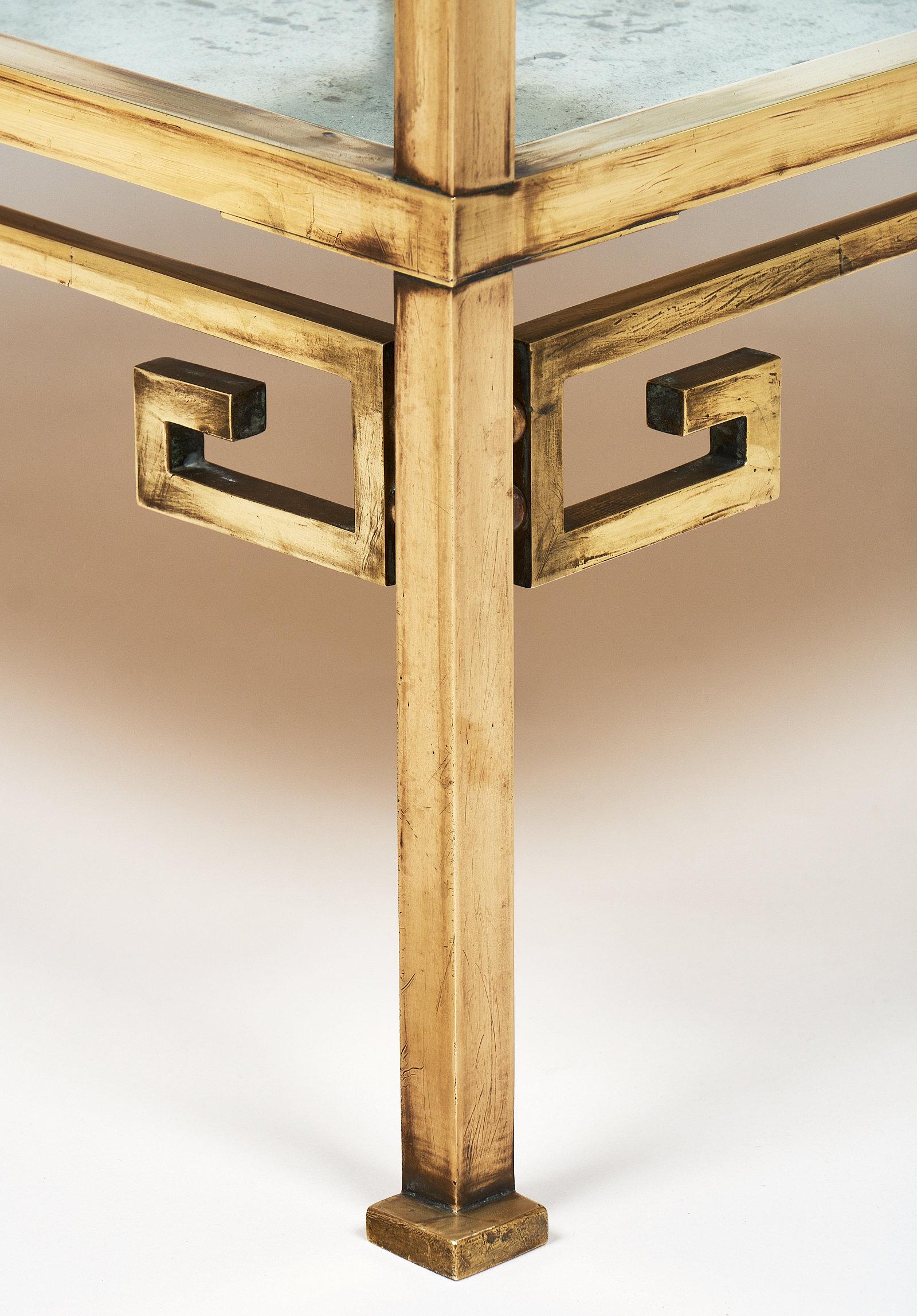 Brass Art Deco French Coffee Table 4