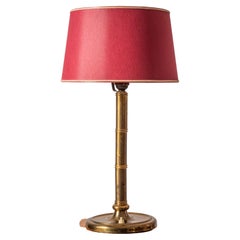 Art-Deco-Lampe aus Messing