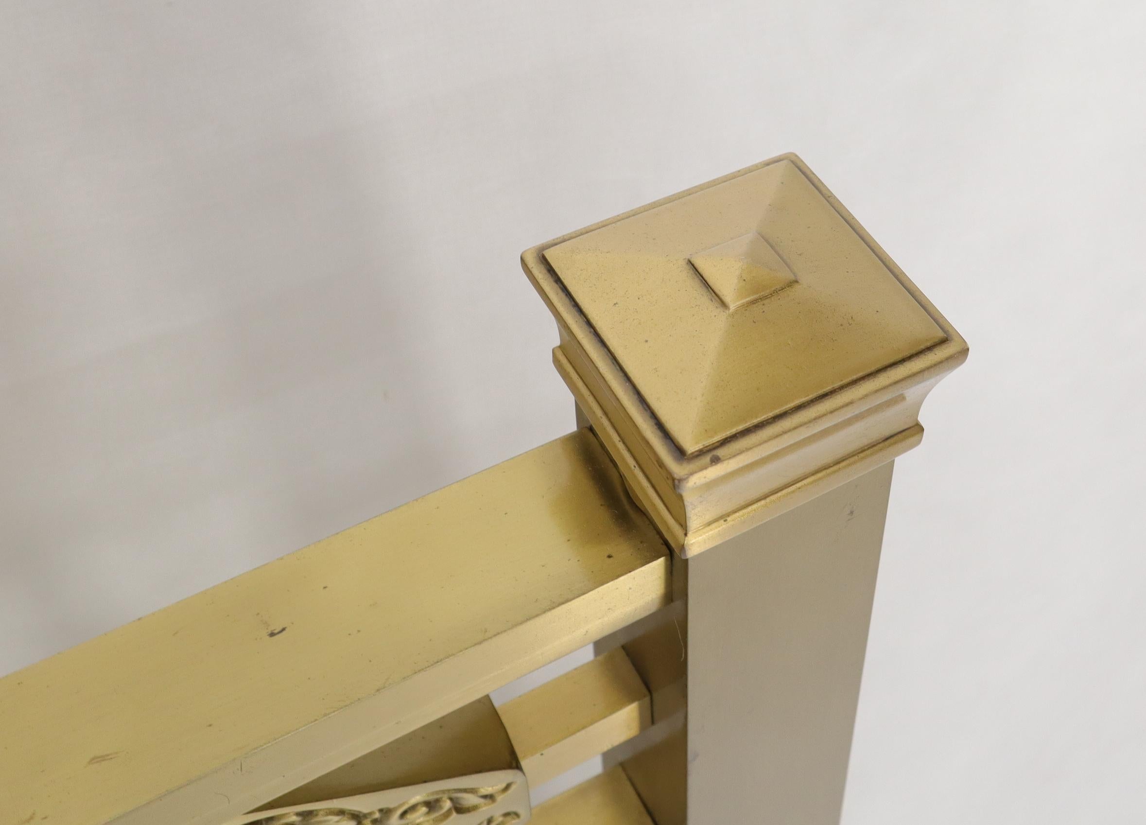 Brass Art Deco Sideboard Mid-Century Modern In Excellent Condition For Sale In Rockaway, NJ