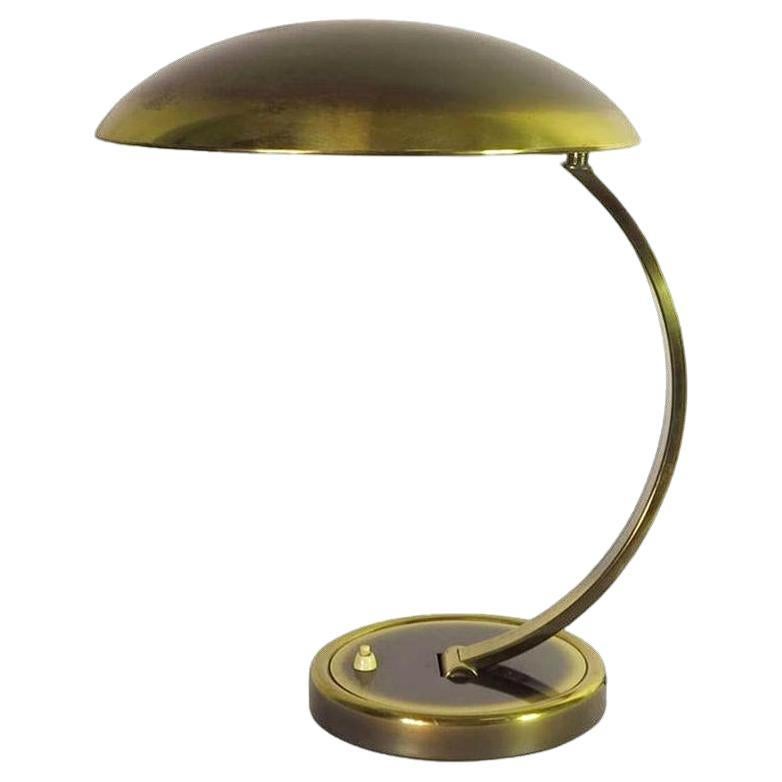 Brass Art Deco Table Lamp by Christian Dell for Kaiser, Germany, 1950