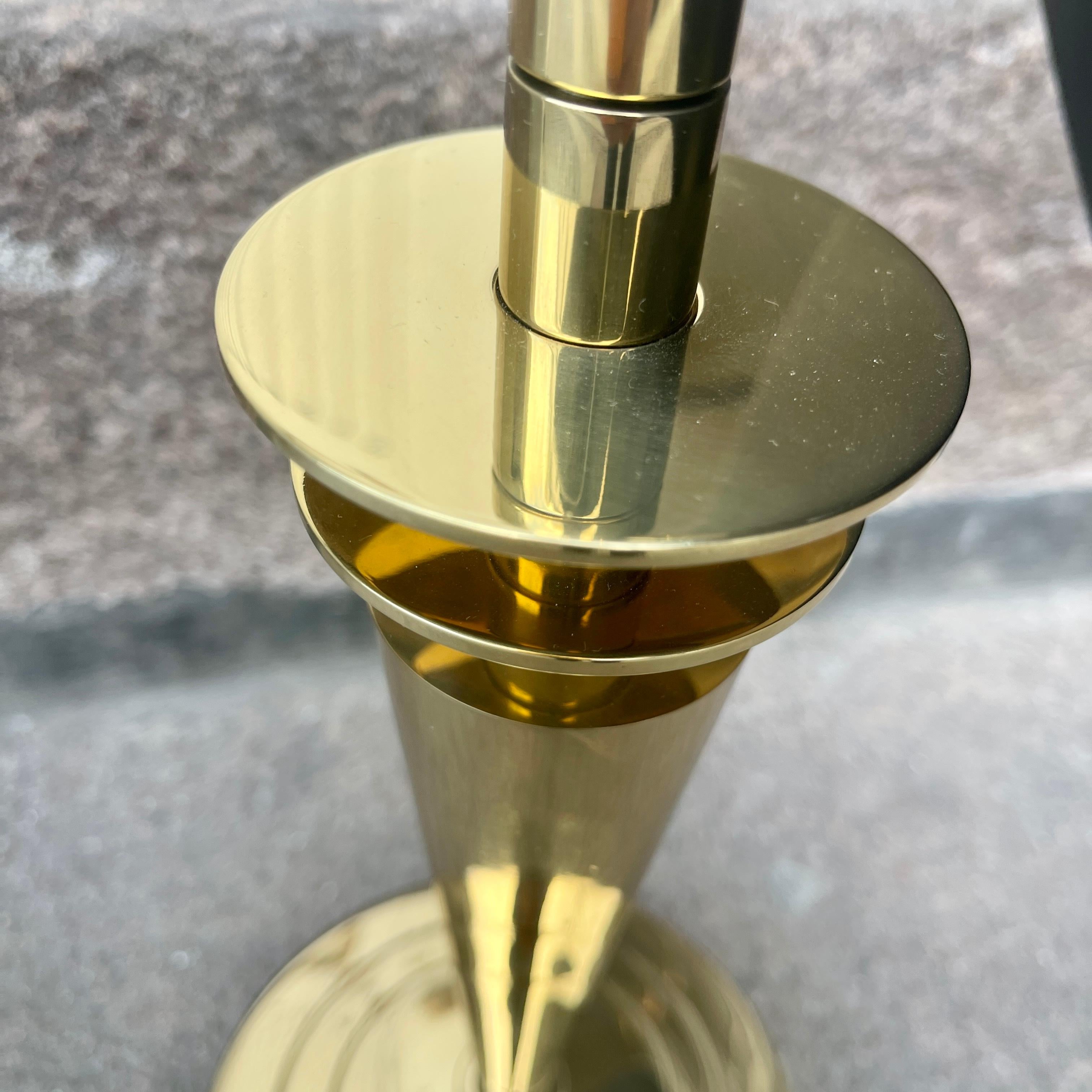 Brass Art Deco Vanity Mirror or Pedestal 10