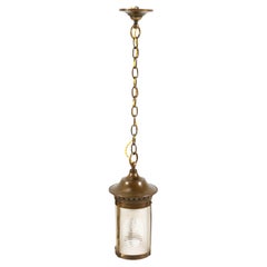 Brass Art Nouveau Lantern, 1900s