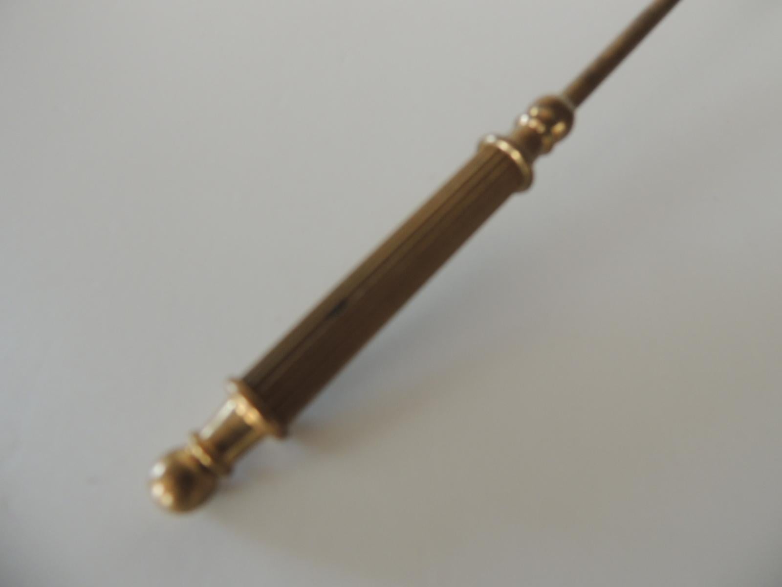 Regency Brass Articulated Arm Candle Snuffer