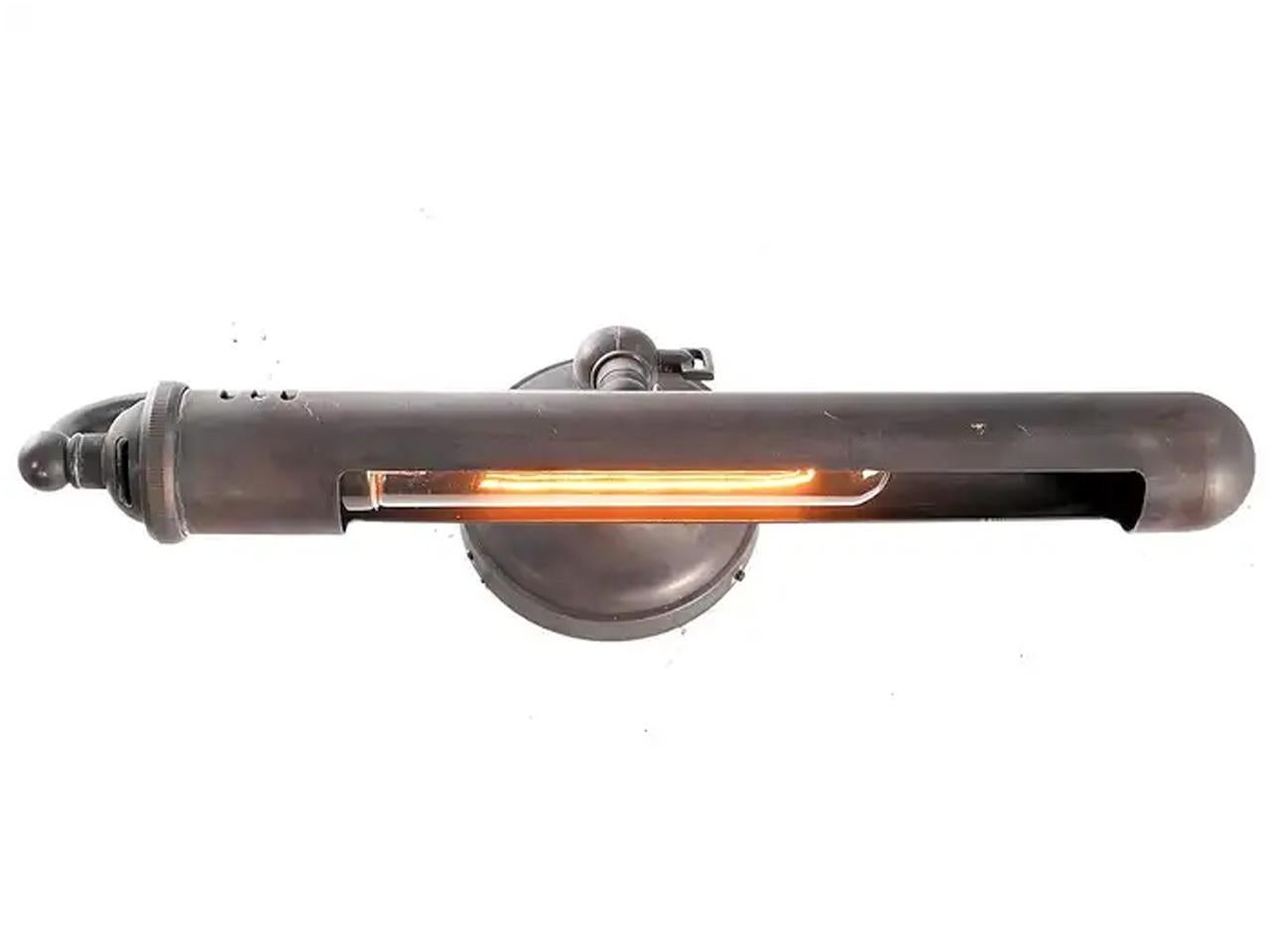 Américain Applique à tube articulé en laiton, lampe-photo en vente