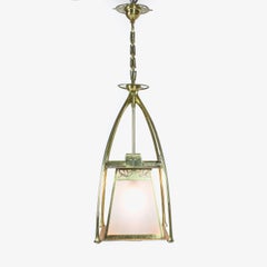 Brass Arts & Crafts Lantern