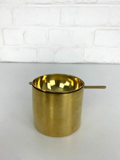 Brass Ashtray by Arne Jacobsen for SAS Hotel, Stelton, Cylinda-Line, 1960s