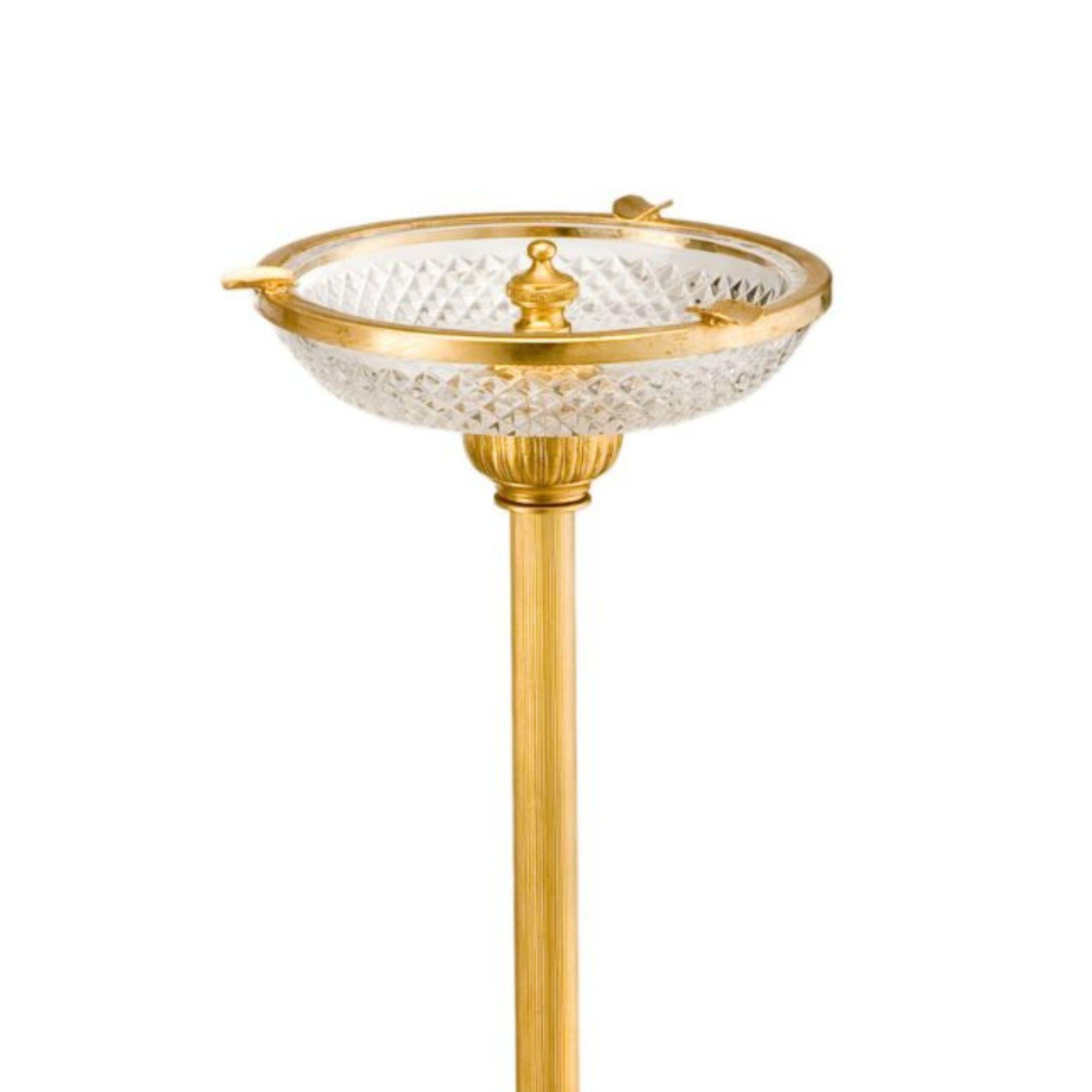 Brucaliffo Bodenaschenbecher aus Messing im Angebot 1