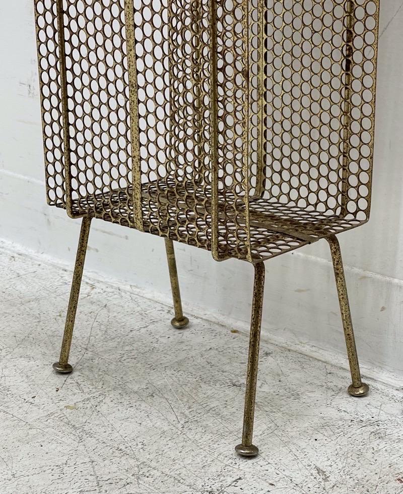Mid-Century Modern Brass Ashtray Stand with Astray For Sale