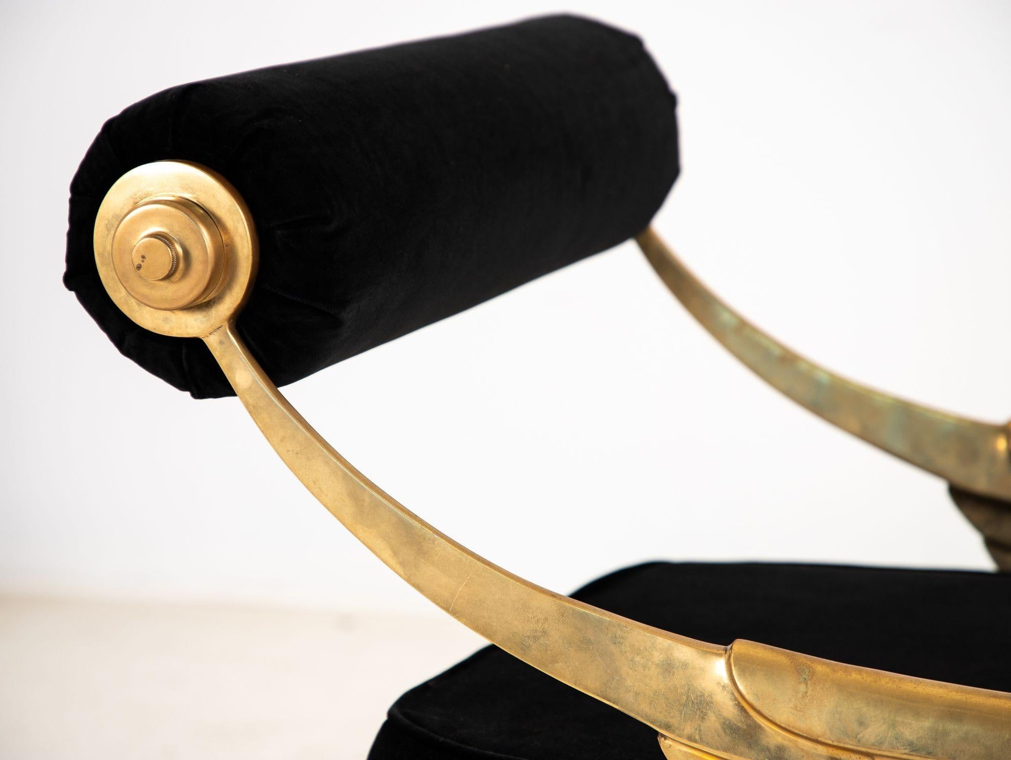 Brass Atlantis Chair in the Style of Mark Brazier Jones 4