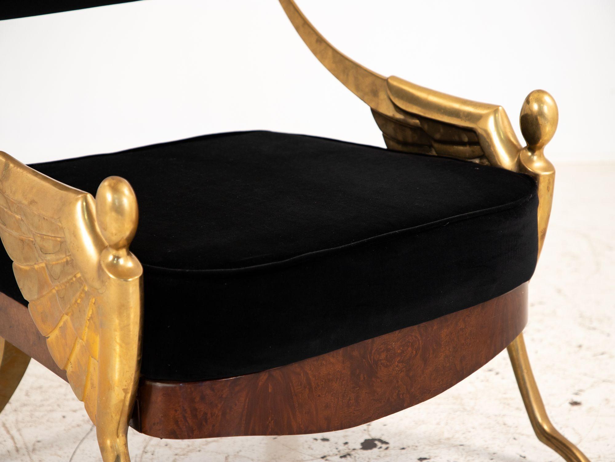 Brass Atlantis Chair in the Style of Mark Brazier Jones 5