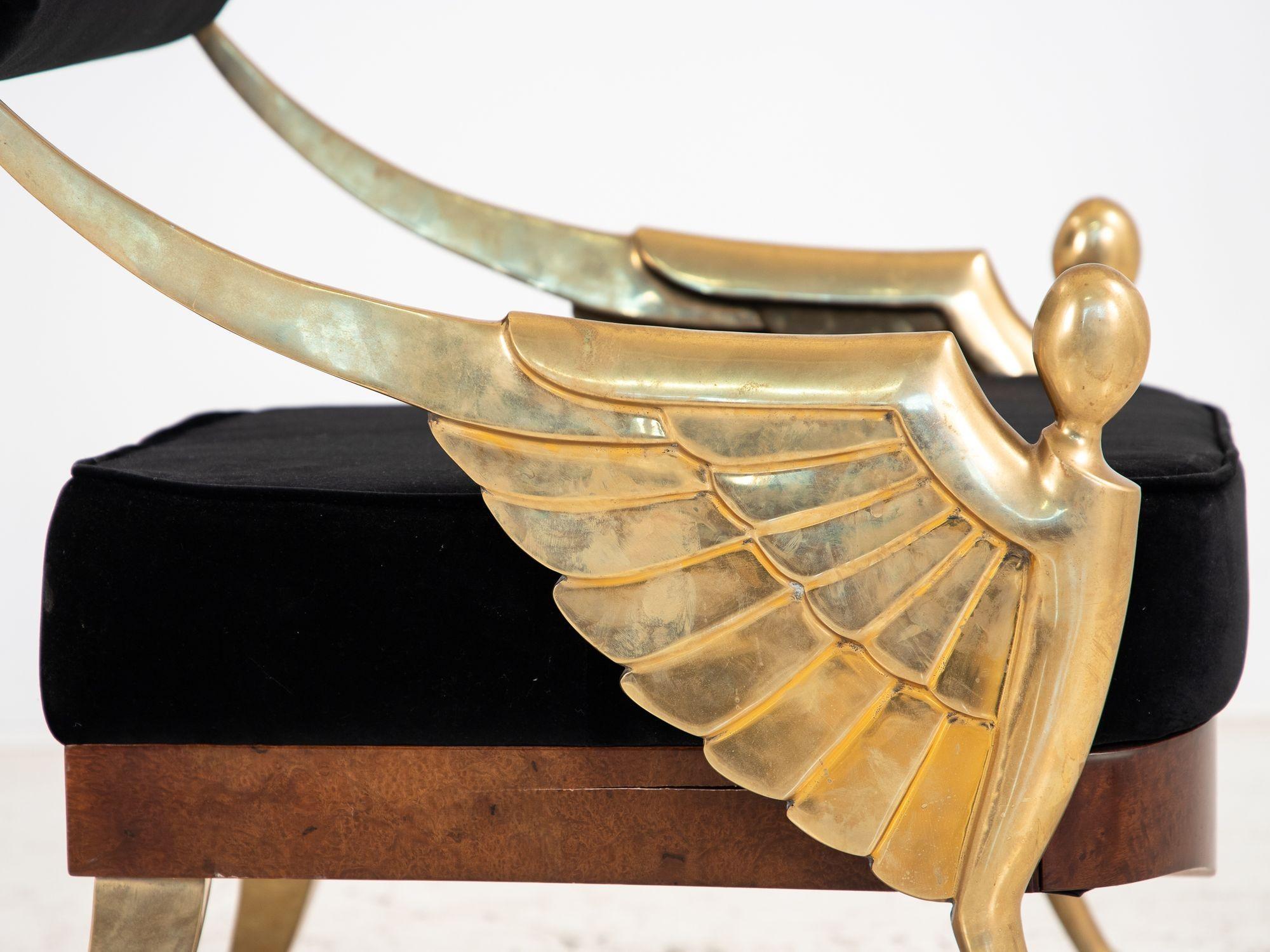 Brass Atlantis Chair in the Style of Mark Brazier Jones 1