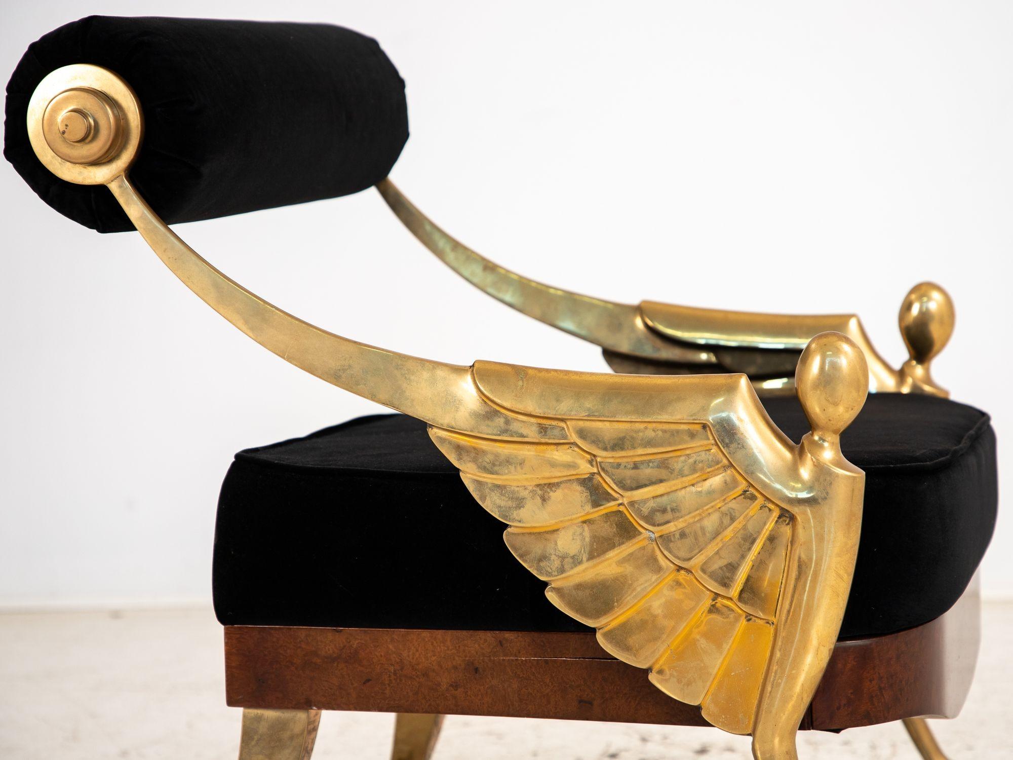 Brass Atlantis Chair in the Style of Mark Brazier Jones 2