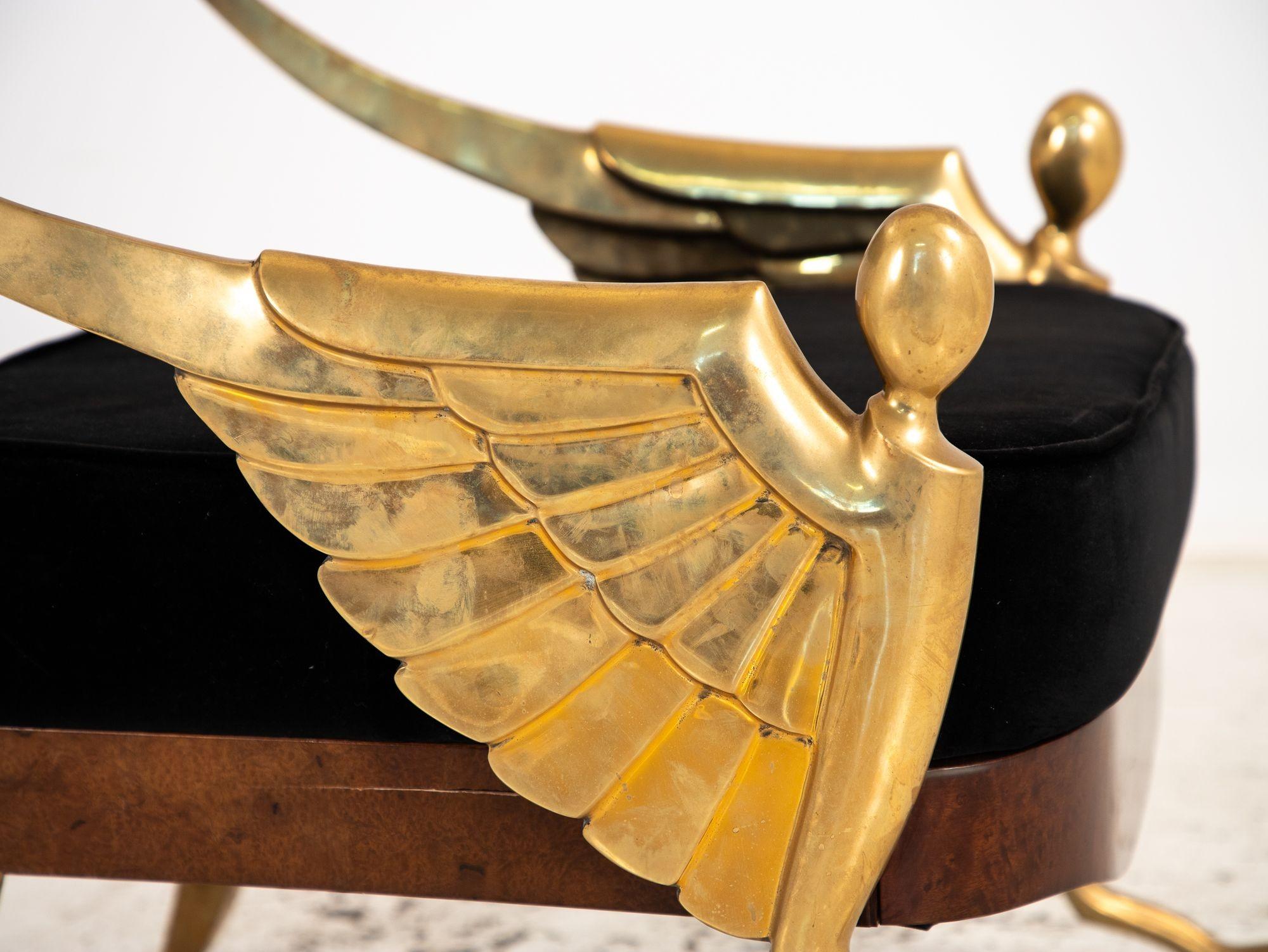 Brass Atlantis Chair in the Style of Mark Brazier Jones 3