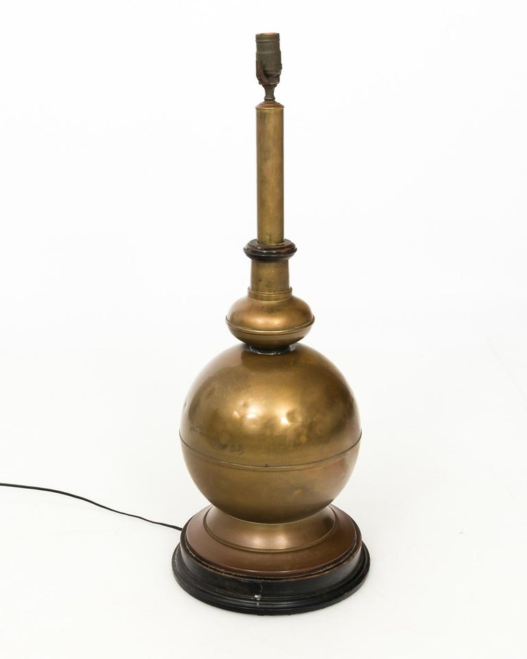 Brass Ball Lamp at 1stDibs
