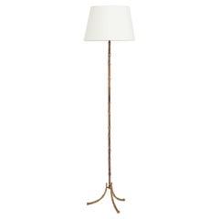 Brass Bamboo Floor Lamp
