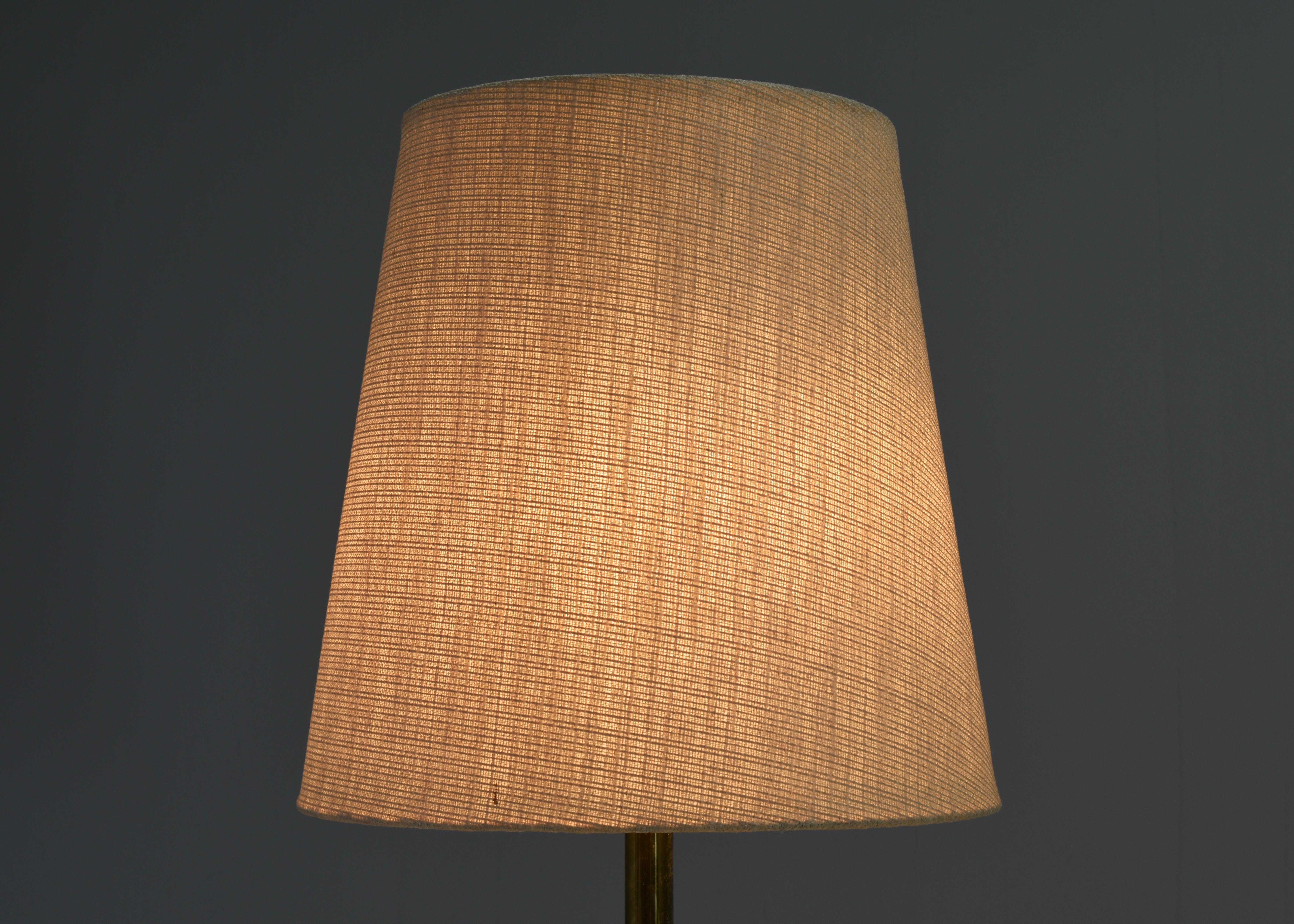 20th Century Brass Bamboo Floor Lamp Hollywood Regency, Europe, circa 1970 For Sale