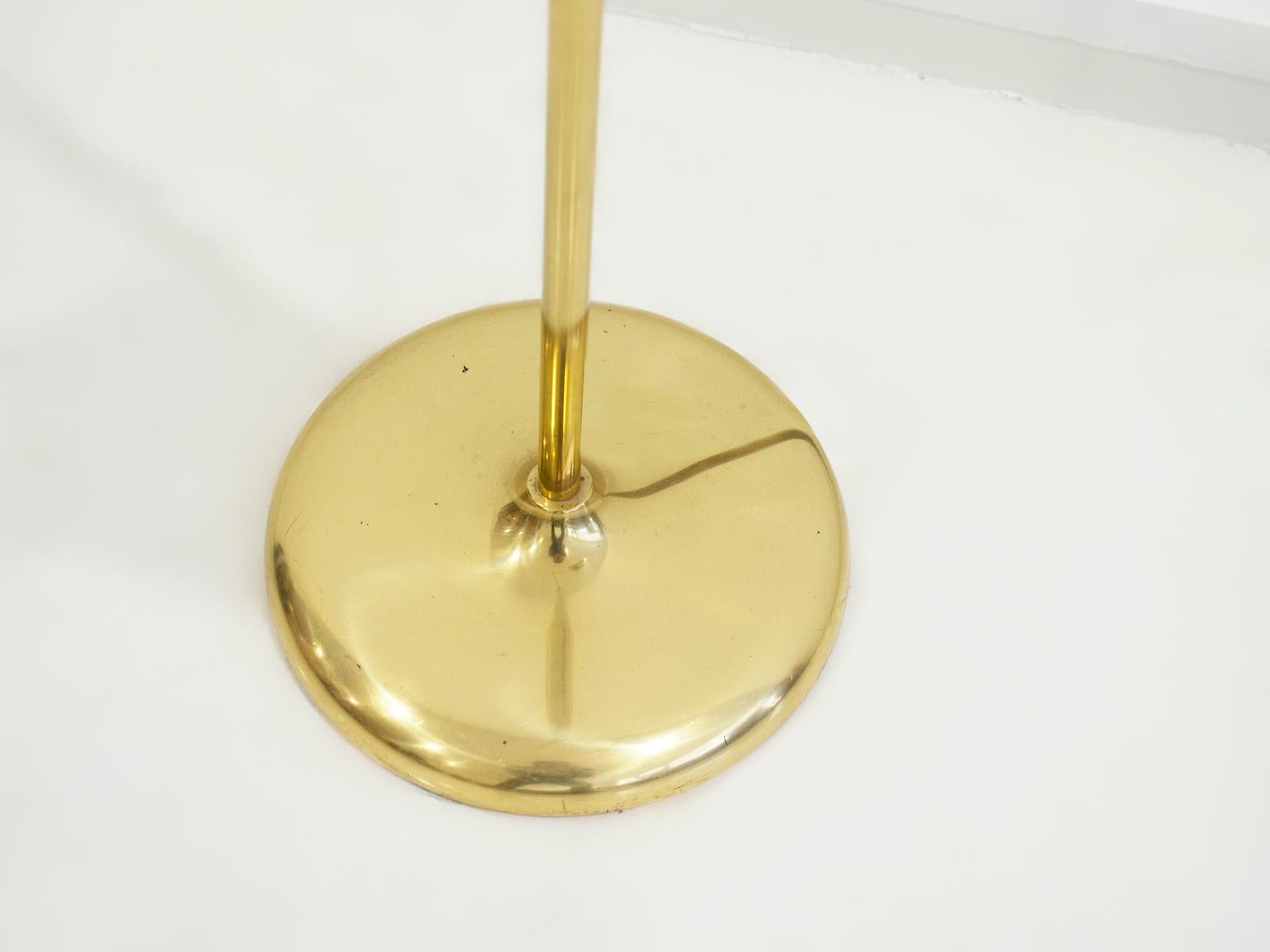 Brass 'Banker' Floor Lamp with Adjustable Light Point 1
