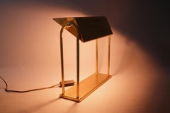 Brass Bankers Light by Bilumen, Italy, 1980s