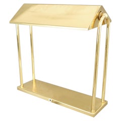 Brass Bankers Light by Bilumen, Italy, 1980s