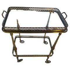 Used Brass Bar Carts , 1950 France