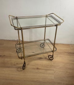 Brass Bar Trolly of 50s by Cesare Lacca