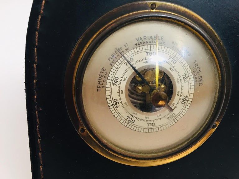Maximum Predictor Barometer With Silver Dial & Brass Case