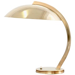 Brass Bauhaus Table Lamp by Hillebrand