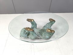 Brass Bear Coffee Table, 1970s