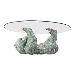 Brass Bear Coffee Table, 1970s