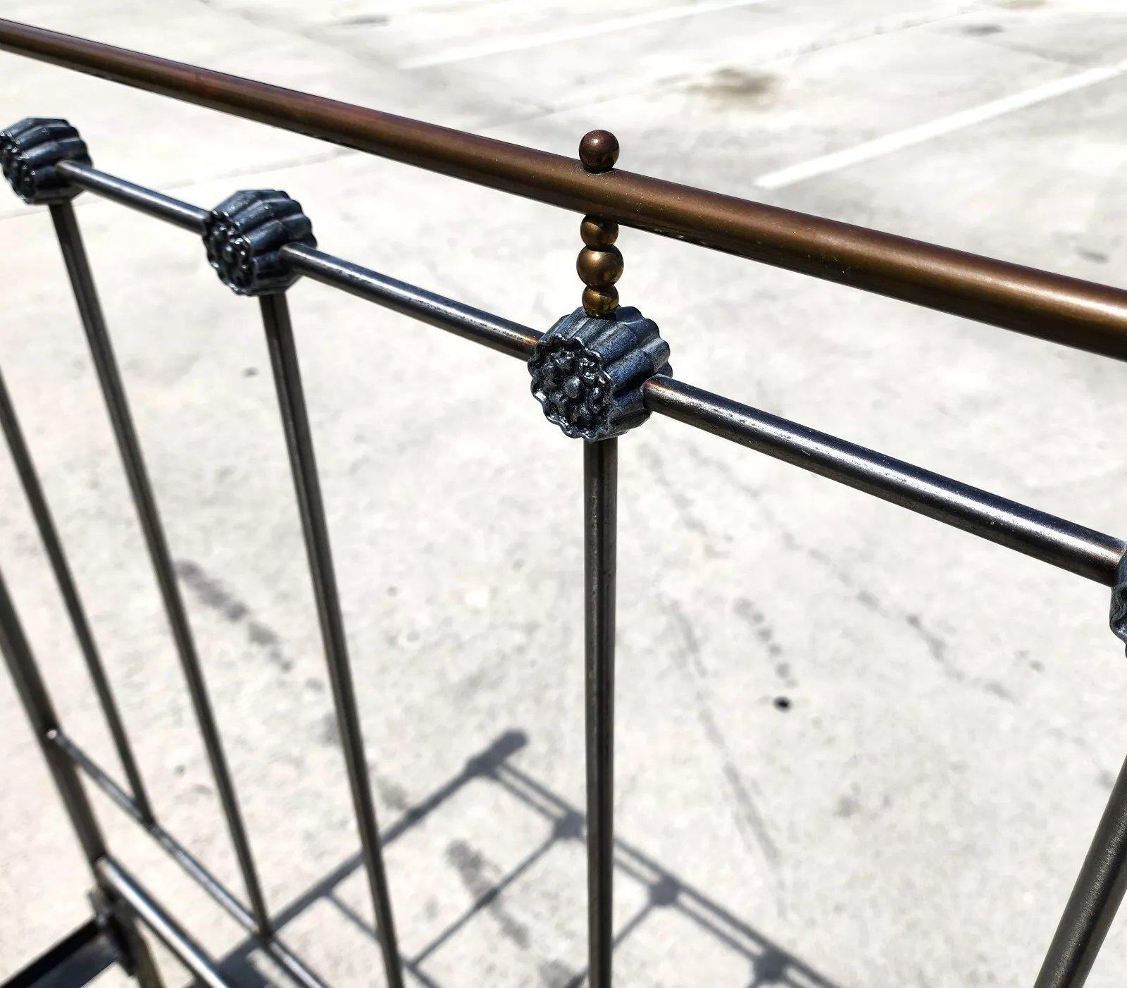 Brass Bed Frame Squeak Free Queen or Full Victorian Style For Sale 10