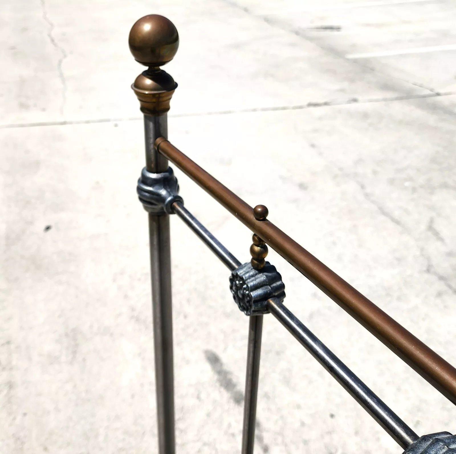 Brass Bed Frame Squeak Free Queen or Full Victorian Style For Sale 11