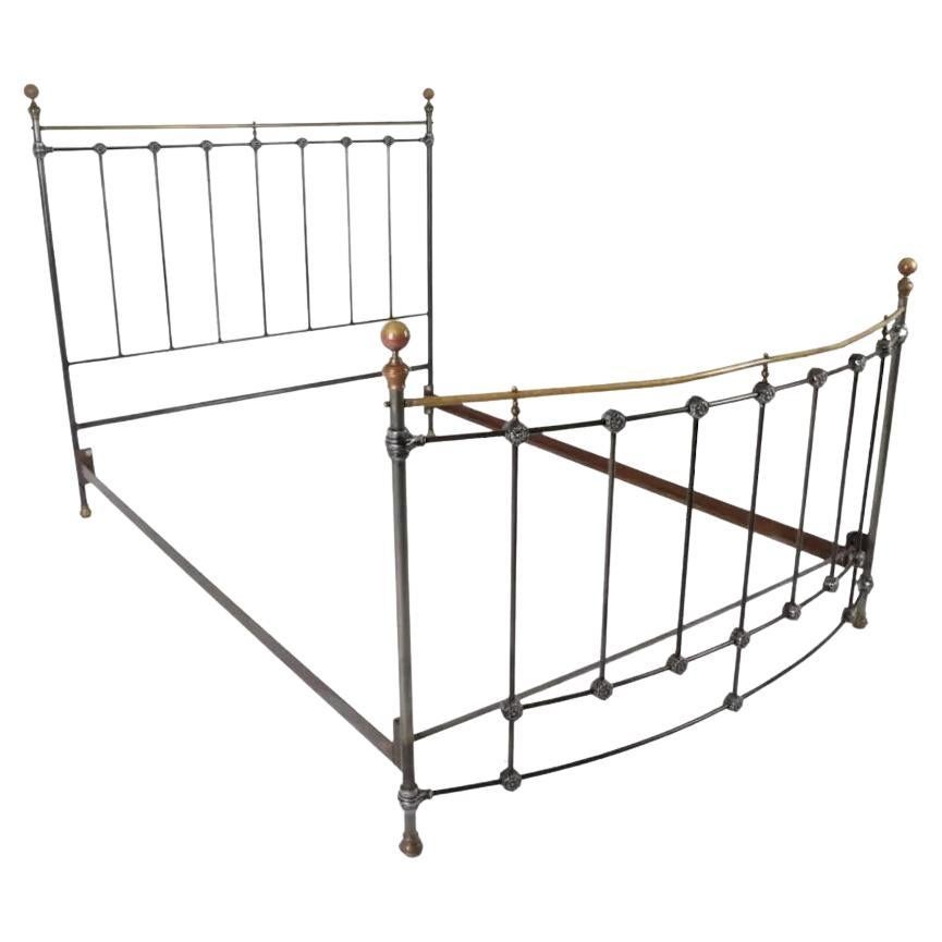 Brass Bed Frame Squeak Free Queen or Full Victorian Style For Sale