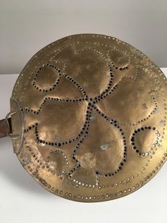 Brass Bed Warmer, 18th Century