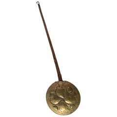 Brass Bed Warmer, 18th Century