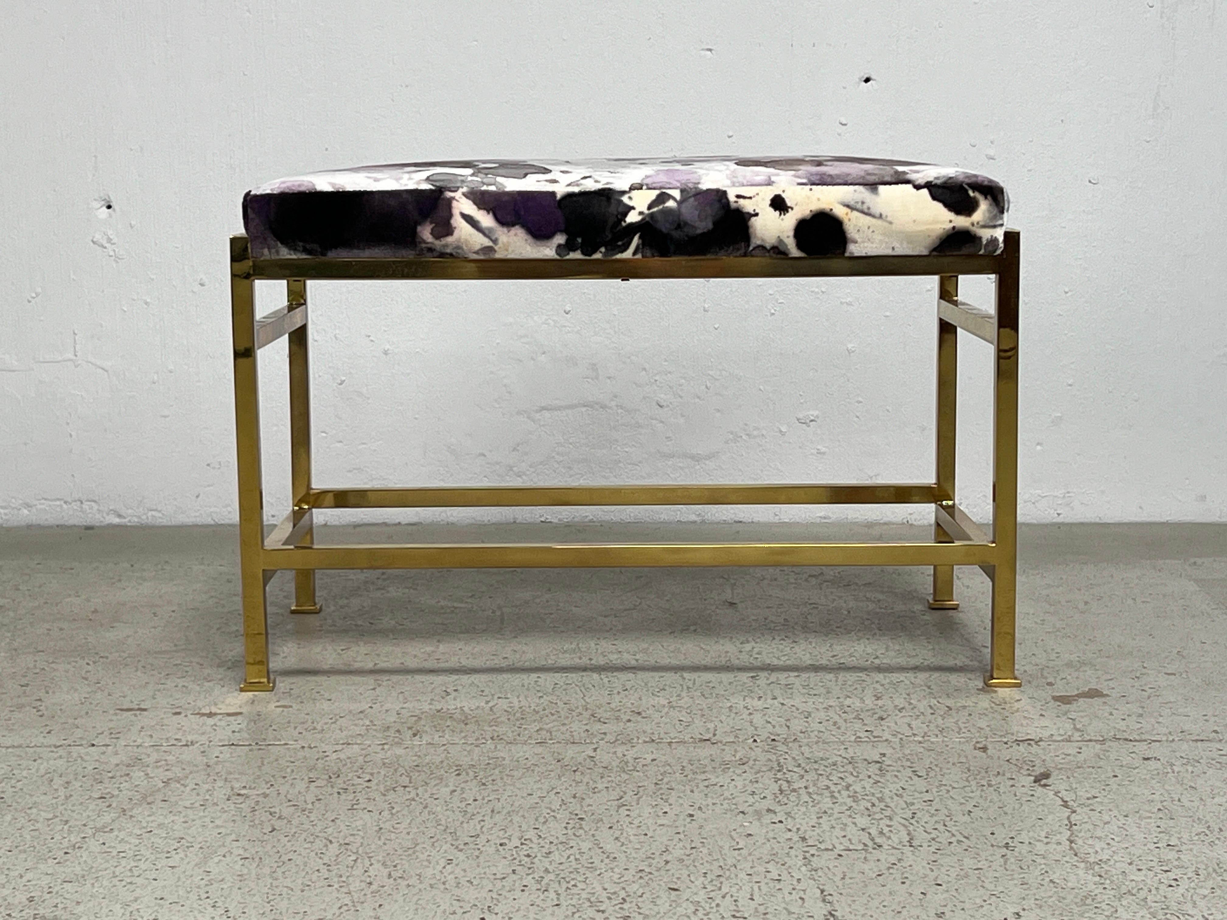 Panchina in ottone di Edward Wormley per Dunbar In condizioni buone in vendita a Dallas, TX