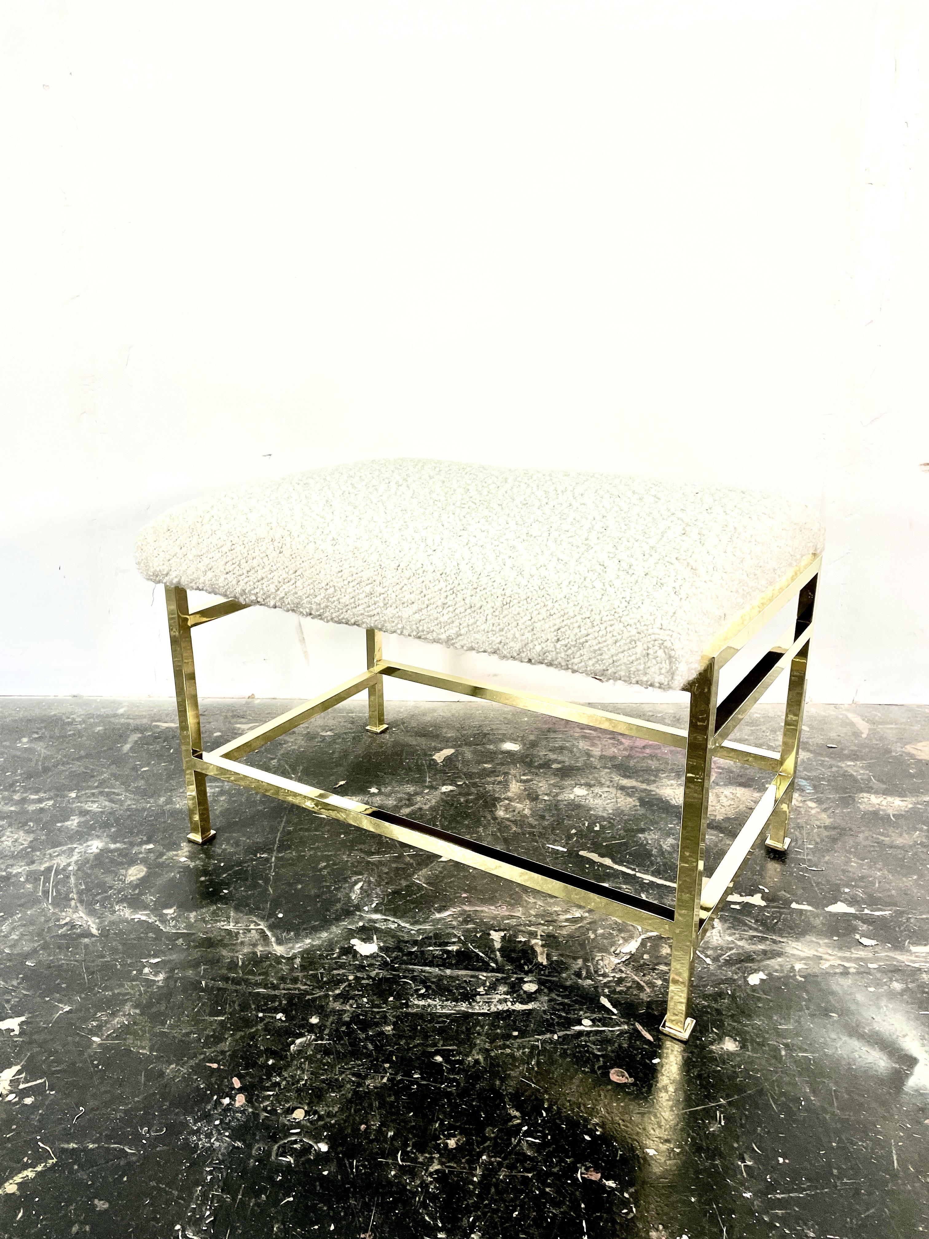 American Brass Bench by Edward Wormley for Dunbar
